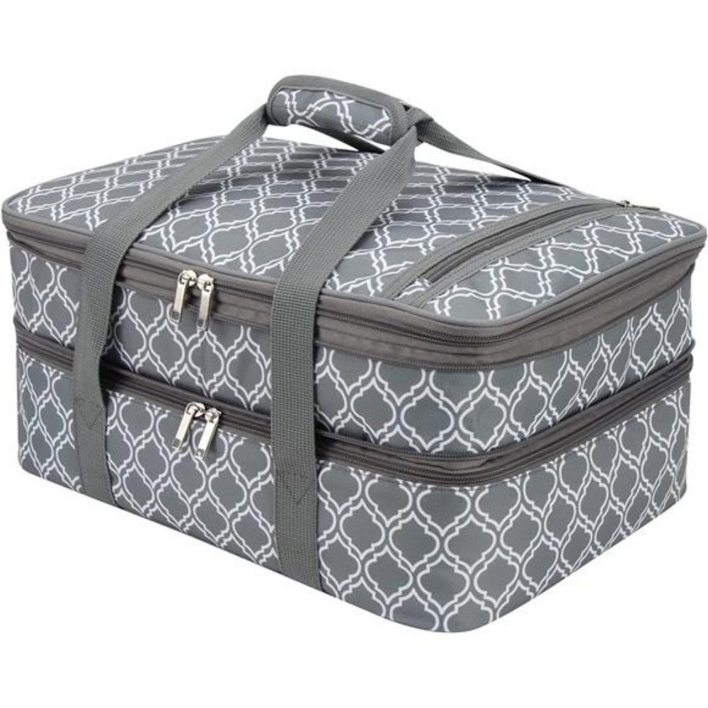Insulated Casserole Dish Carrier Bag - Food Carriers for Hot or Cold